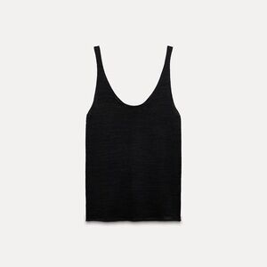 Black Sleeveless Women's Top